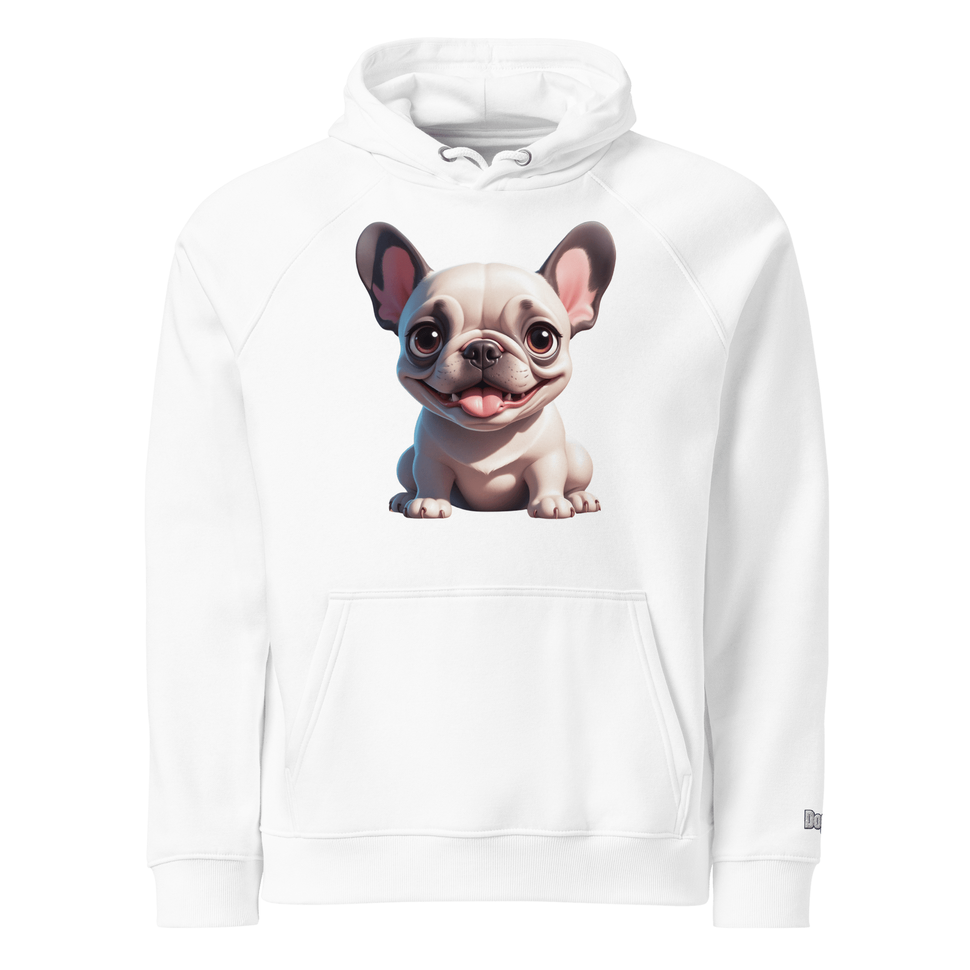 Sweat à capuche écologique unisexe - Collection Bouledogue Français - Doggy Trend