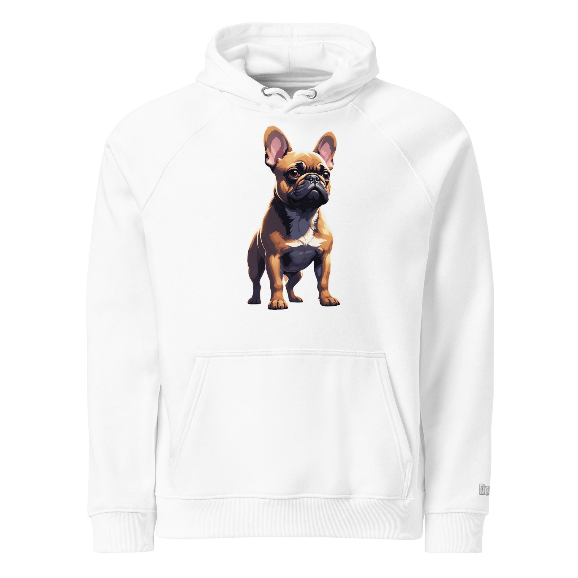 Sweat à capuche écologique unisexe - Collection Bouledogue Français - Doggy Trend