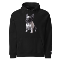 Sweat à capuche écologique unisexe - Collection Bouledogue Français - Doggy Trend