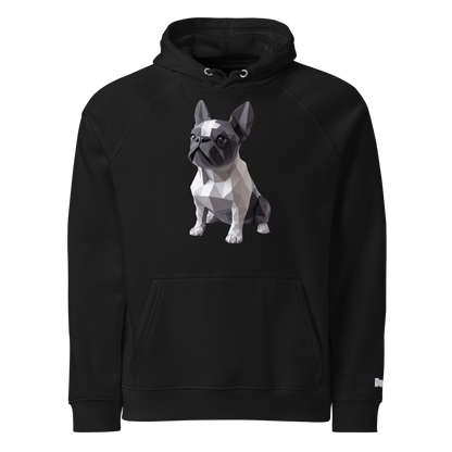 Sweat à capuche écologique unisexe - Collection Bouledogue Français - Doggy Trend