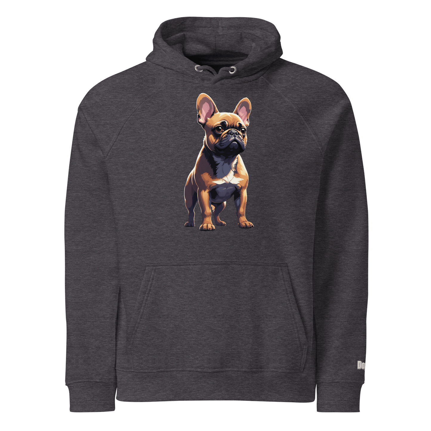 Sweat à capuche écologique unisexe - Collection Bouledogue Français - Doggy Trend