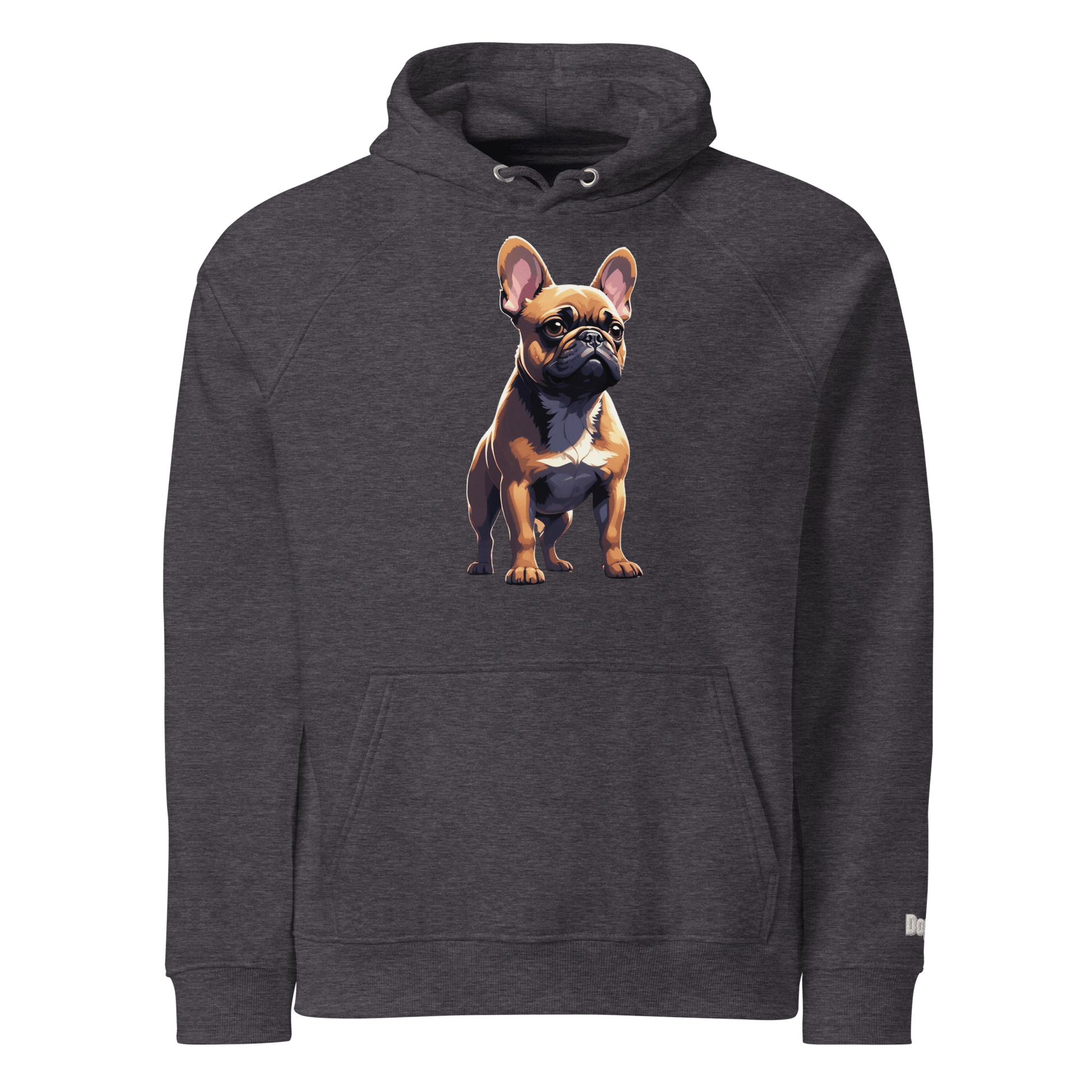 Sweat à capuche écologique unisexe - Collection Bouledogue Français - Doggy Trend