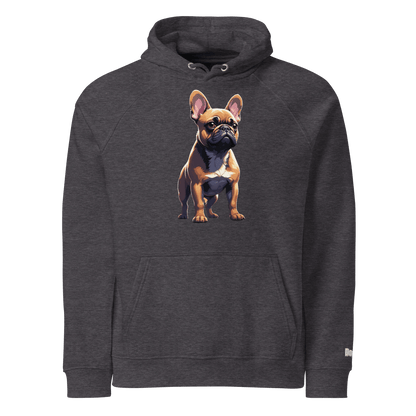 Sweat à capuche écologique unisexe - Collection Bouledogue Français - Doggy Trend