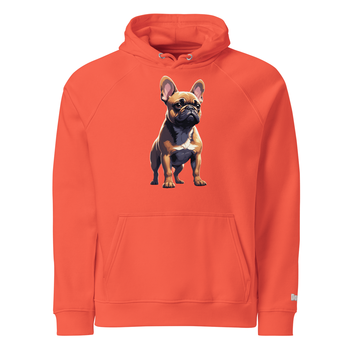 Sweat à capuche écologique unisexe - Collection Bouledogue Français - Doggy Trend