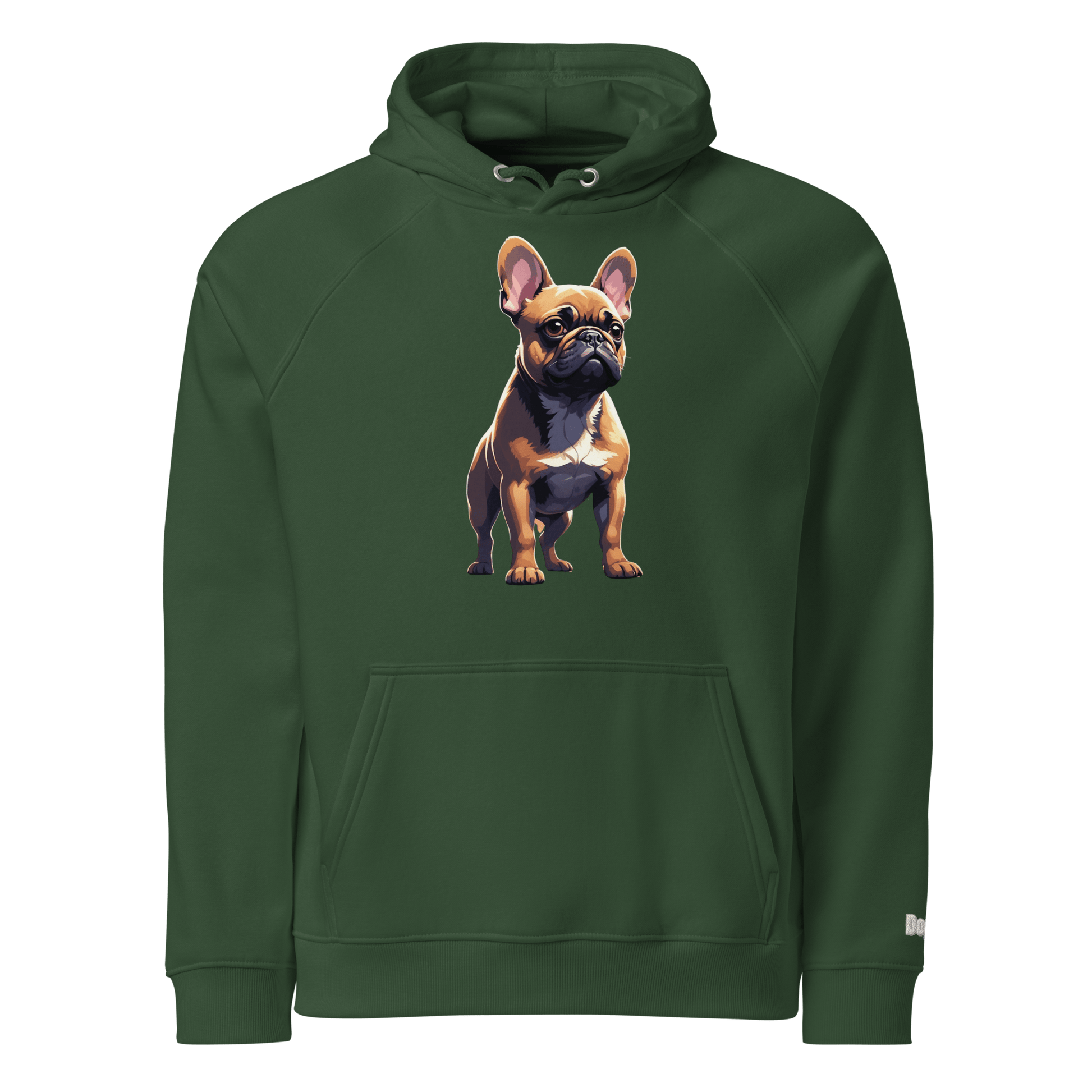 Sweat à capuche écologique unisexe - Collection Bouledogue Français - Doggy Trend