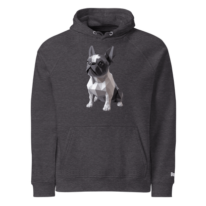 Sweat à capuche écologique unisexe - Collection Bouledogue Français - Doggy Trend