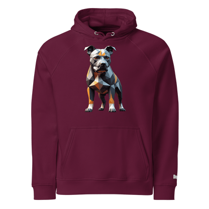 Sweat à capuche écologique unisexe - Collection Staffordshire Bull Terrier - Doggy Trend