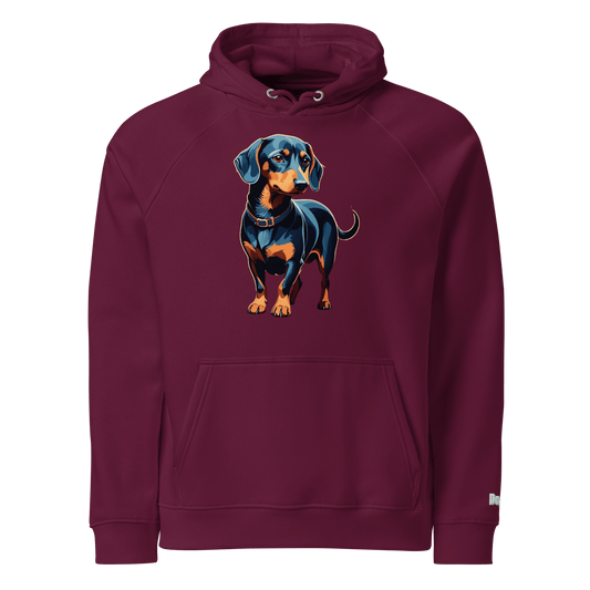 Sweat à capuche écologique unisexe - Collection Teckel - Doggy Trend