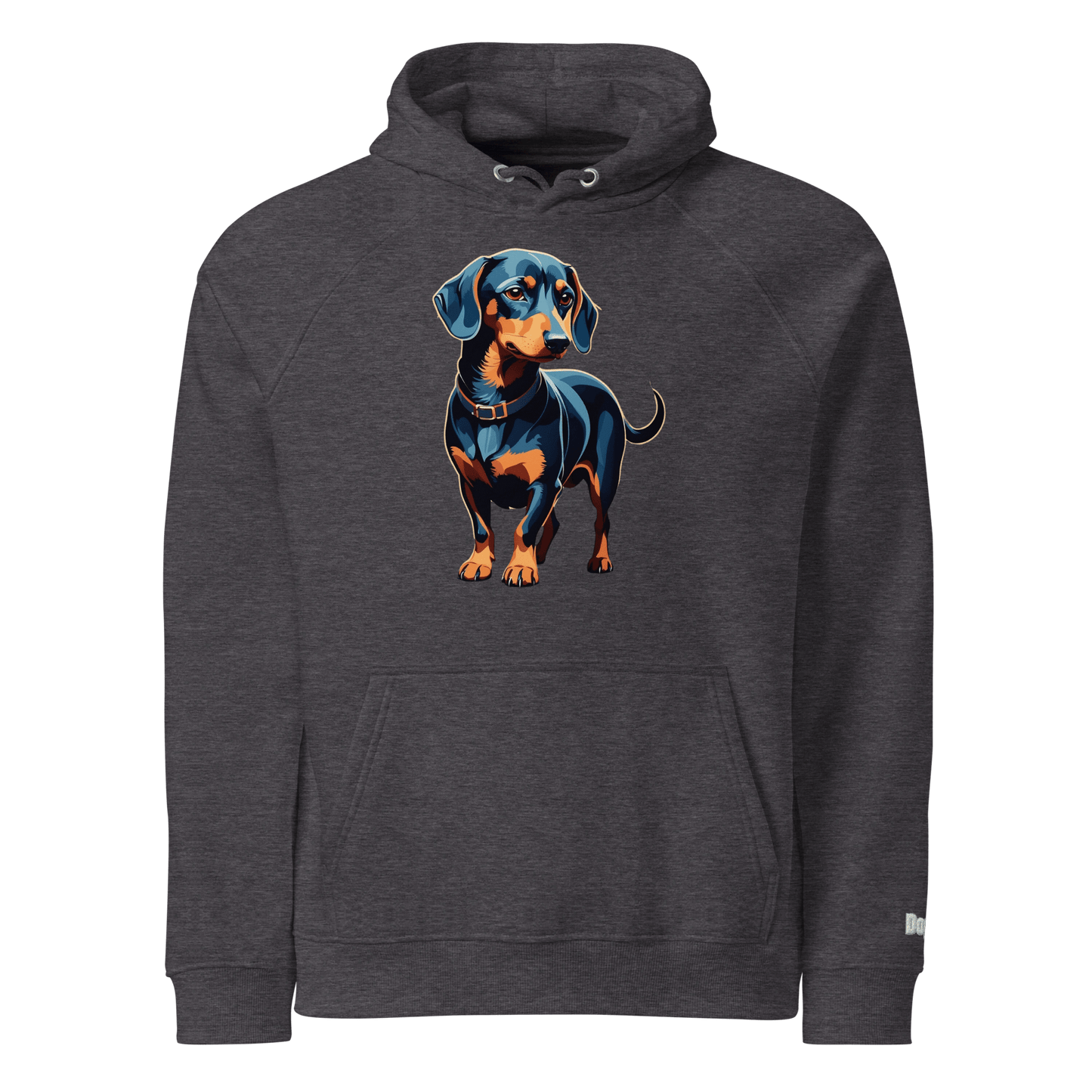 Sweat à capuche écologique unisexe - Collection Teckel - Doggy Trend