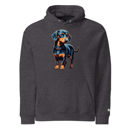 Sweat à capuche écologique unisexe - Collection Teckel - Doggy Trend
