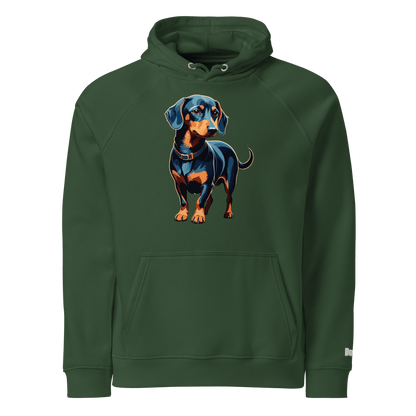 Sweat à capuche écologique unisexe - Collection Teckel - Doggy Trend