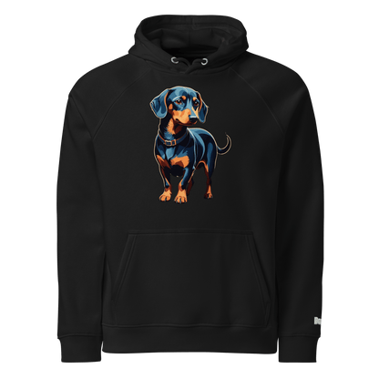 Sweat à capuche écologique unisexe - Collection Teckel - Doggy Trend