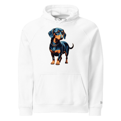 Sweat à capuche écologique unisexe - Collection Teckel - Doggy Trend