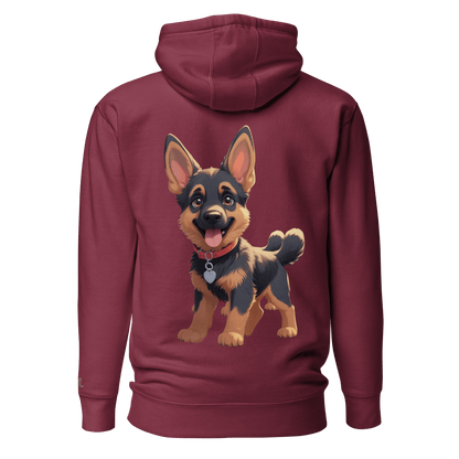 Sweat à Capuche Unisexe classique - Collection Berger Allemand - Doggy Trend