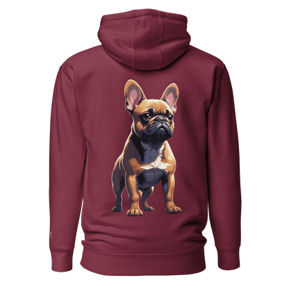 Sweat à Capuche Unisexe classique - Collection Bouledogue Français - Doggy Trend