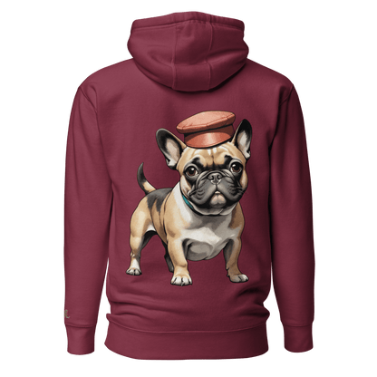 Sweat à Capuche Unisexe classique - Collection Bouledogue Français - Doggy Trend