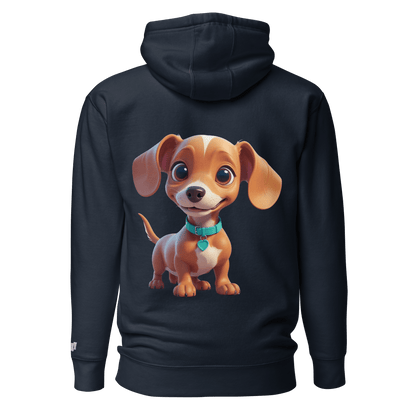 Sweat à Capuche Unisexe classique - Collection Teckel - Doggy Trend