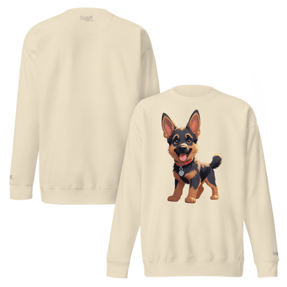 Sweatshirt premium unisexe classique - Collection Berger Allemand - Doggy Trend