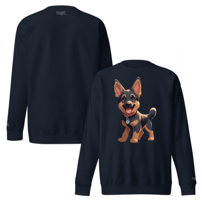 Sweatshirt premium unisexe classique - Collection Berger Allemand - Doggy Trend