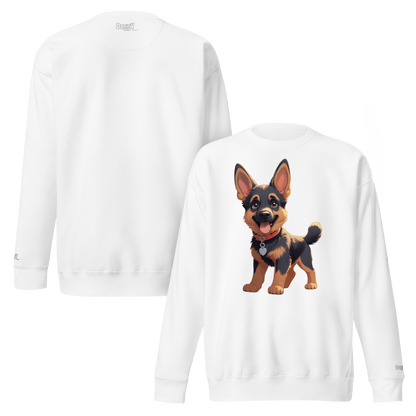 Sweatshirt premium unisexe classique - Collection Berger Allemand - Doggy Trend