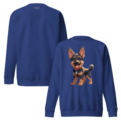 Sweatshirt premium unisexe classique - Collection Berger Allemand - Doggy Trend