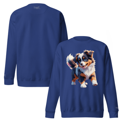 Sweatshirt premium unisexe classique - Collection Berger Australien - Doggy Trend