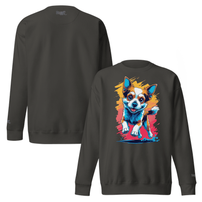 Sweatshirt premium unisexe classique - Collection Berger Australien - Doggy Trend