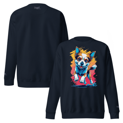 Sweatshirt premium unisexe classique - Collection Berger Australien - Doggy Trend