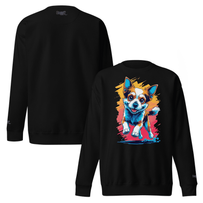 Sweatshirt premium unisexe classique - Collection Berger Australien - Doggy Trend