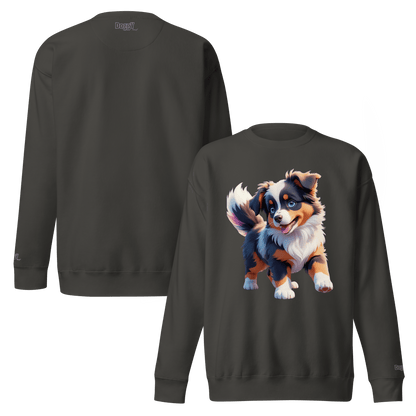 Sweatshirt premium unisexe classique - Collection Berger Australien - Doggy Trend