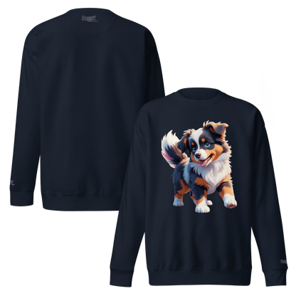 Sweatshirt premium unisexe classique - Collection Berger Australien - Doggy Trend