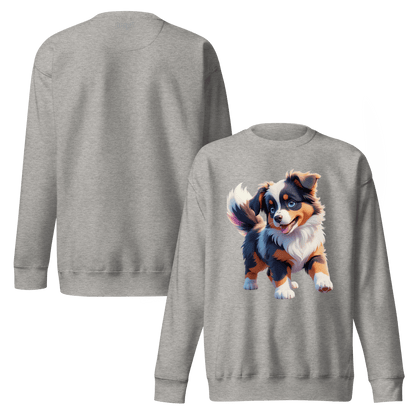 Sweatshirt premium unisexe classique - Collection Berger Australien - Doggy Trend