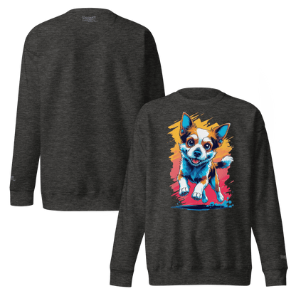 Sweatshirt premium unisexe classique - Collection Berger Australien - Doggy Trend