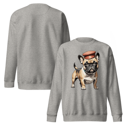 Sweatshirt premium unisexe classique - Collection Bouledogue Français - Doggy Trend