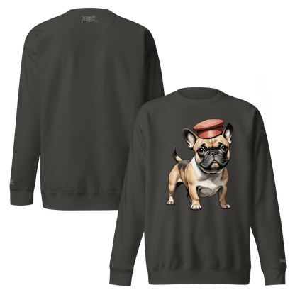 Sweatshirt premium unisexe classique - Collection Bouledogue Français - Doggy Trend