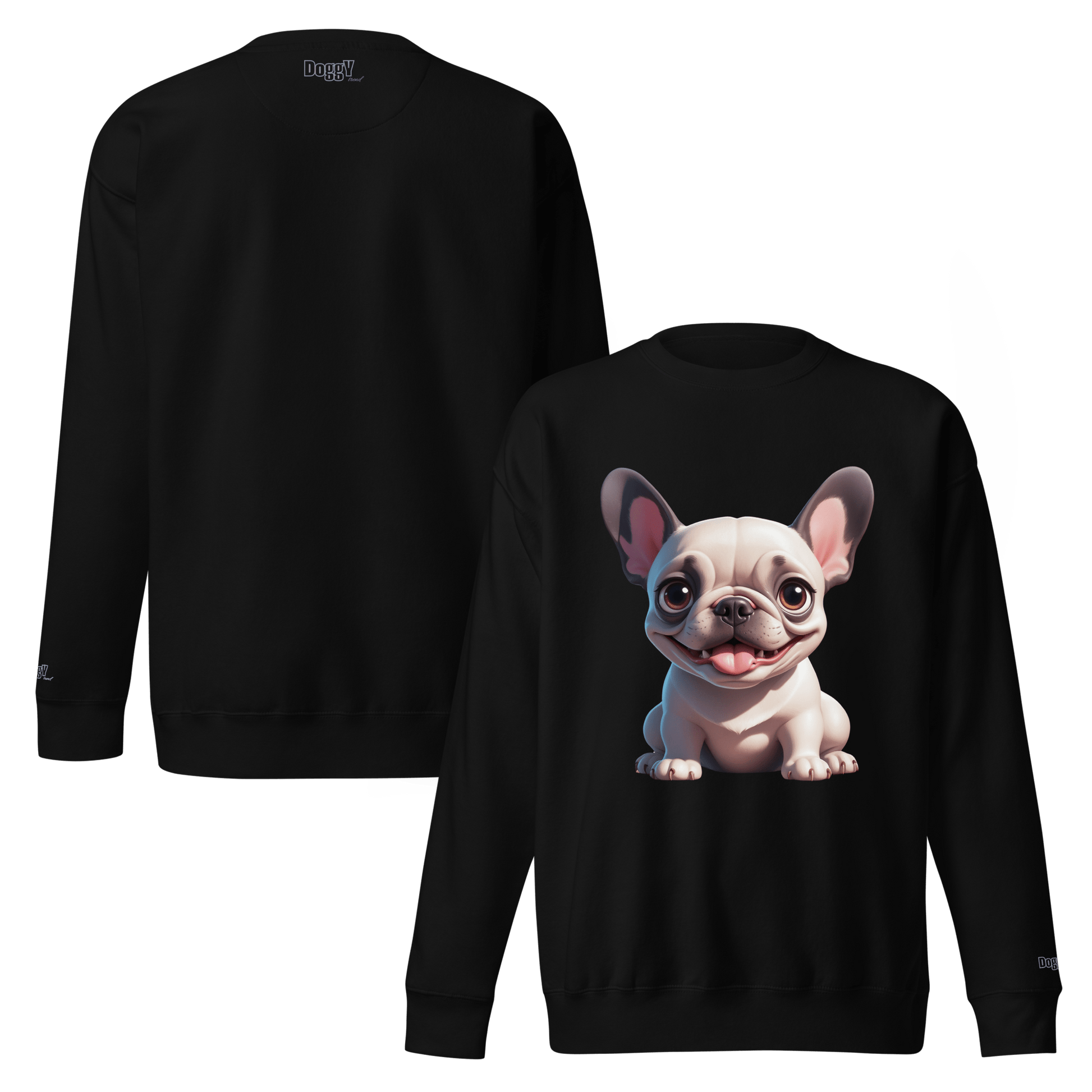 Sweatshirt premium unisexe classique - Collection Bouledogue Français - Doggy Trend