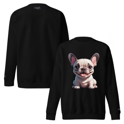 Sweatshirt premium unisexe classique - Collection Bouledogue Français - Doggy Trend