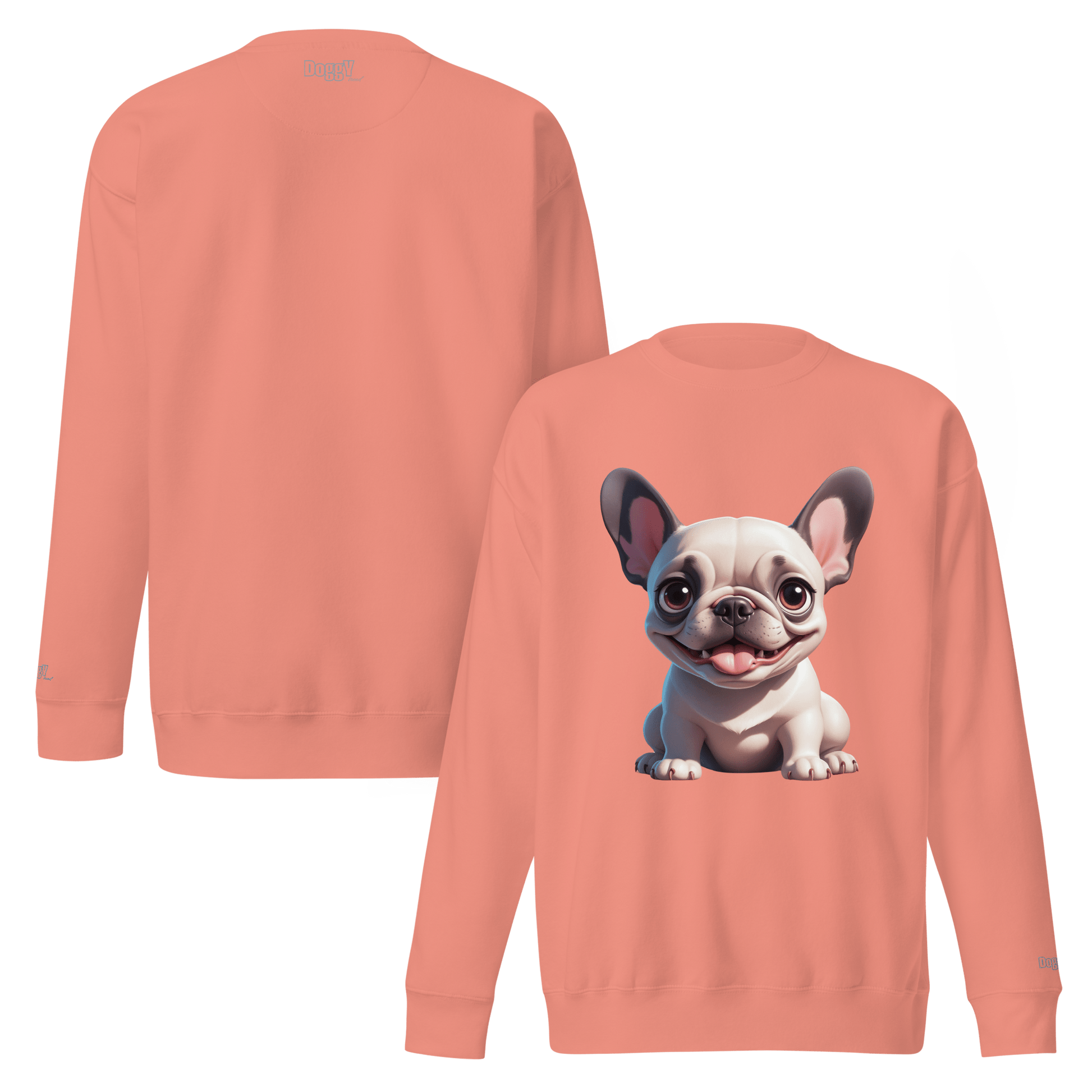 Sweatshirt premium unisexe classique - Collection Bouledogue Français - Doggy Trend