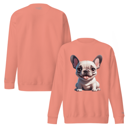 Sweatshirt premium unisexe classique - Collection Bouledogue Français - Doggy Trend