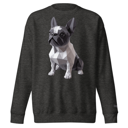 Sweatshirt premium unisexe classique - Collection Bouledogue Français - Doggy Trend