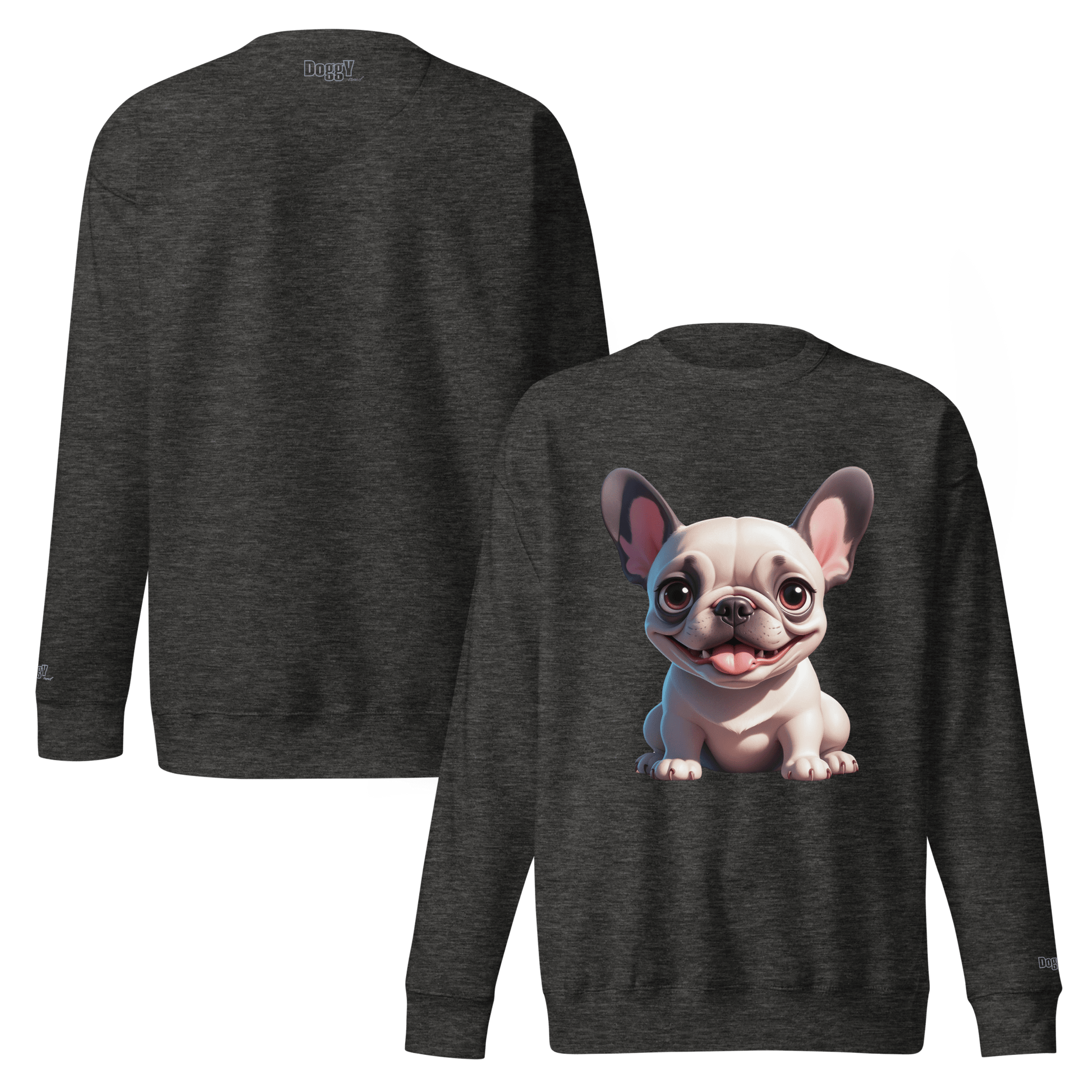 Sweatshirt premium unisexe classique - Collection Bouledogue Français - Doggy Trend