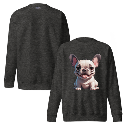 Sweatshirt premium unisexe classique - Collection Bouledogue Français - Doggy Trend
