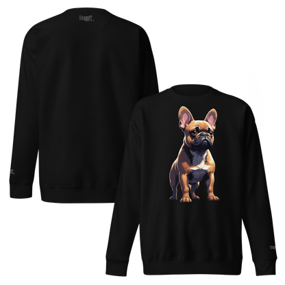 Sweatshirt premium unisexe classique - Collection Bouledogue Français - Doggy Trend