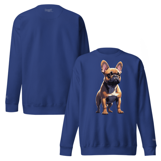 Sweatshirt premium unisexe classique - Collection Bouledogue Français - Doggy Trend