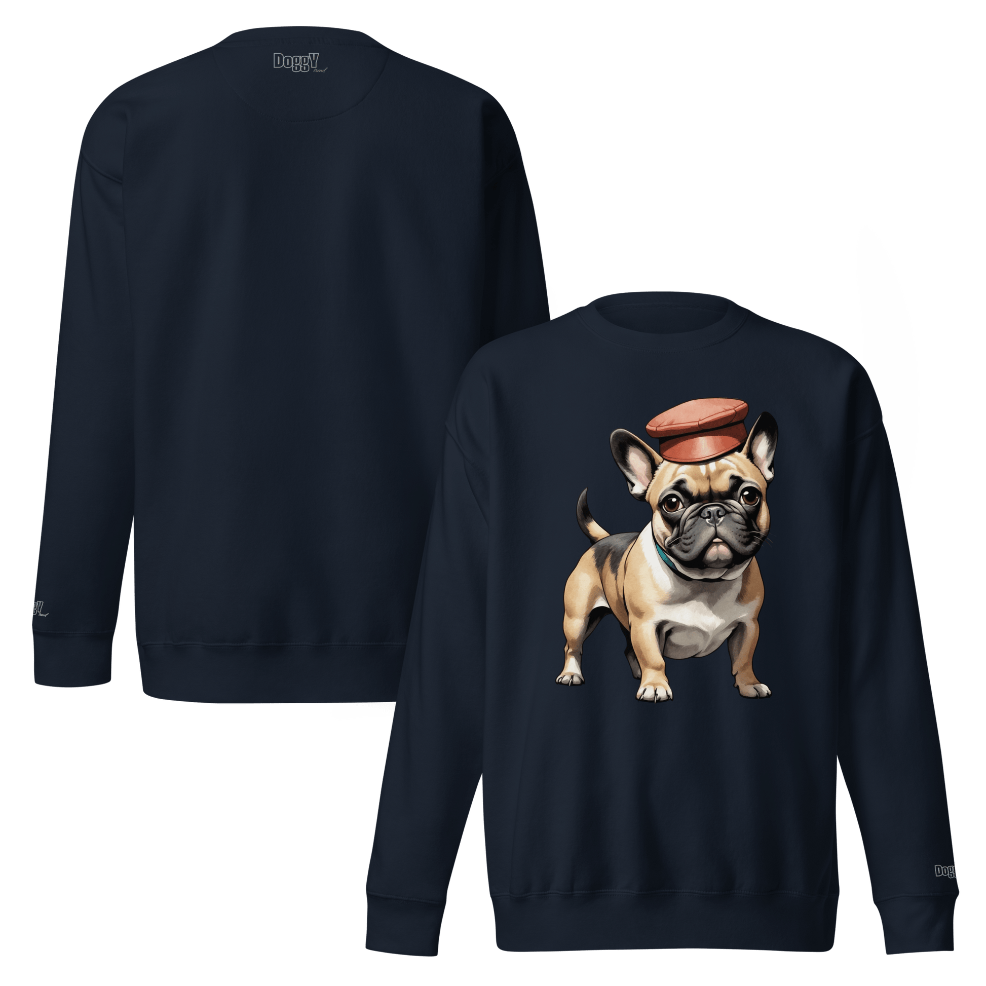 Sweatshirt premium unisexe classique - Collection Bouledogue Français - Doggy Trend