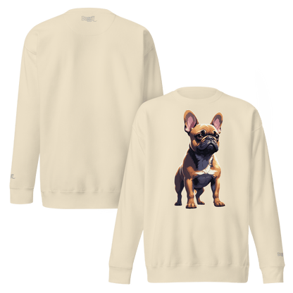 Sweatshirt premium unisexe classique - Collection Bouledogue Français - Doggy Trend