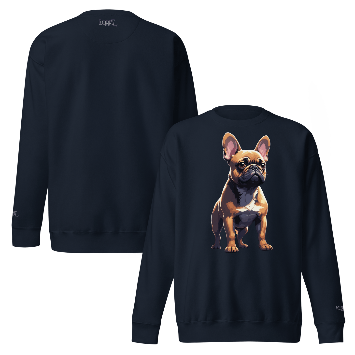 Sweatshirt premium unisexe classique - Collection Bouledogue Français - Doggy Trend