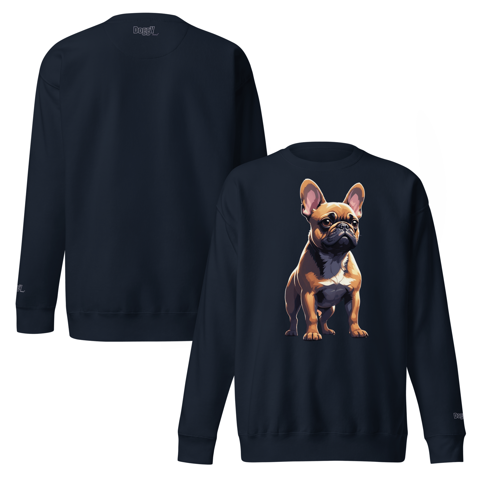 Sweatshirt premium unisexe classique - Collection Bouledogue Français - Doggy Trend