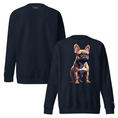 Sweatshirt premium unisexe classique - Collection Bouledogue Français - Doggy Trend