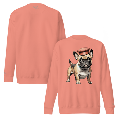 Sweatshirt premium unisexe classique - Collection Bouledogue Français - Doggy Trend